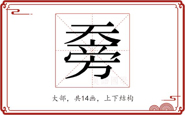 𰋯的部首图片